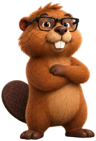 Tab the beaver, arms crossed: not on his watch